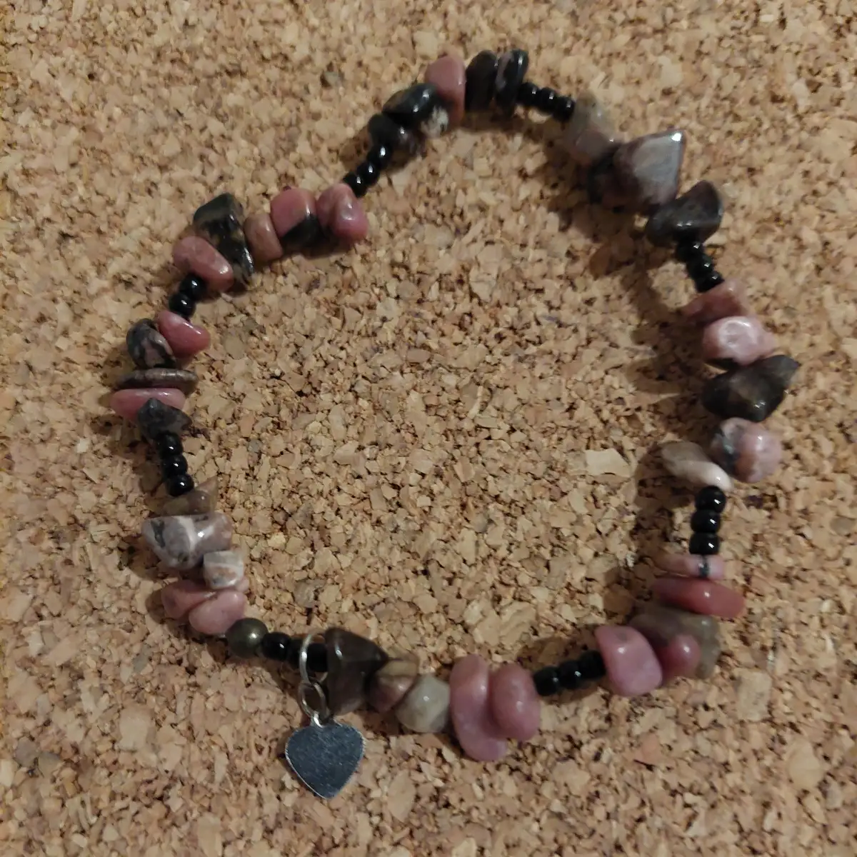 Bracelet pierre tourmaline multico