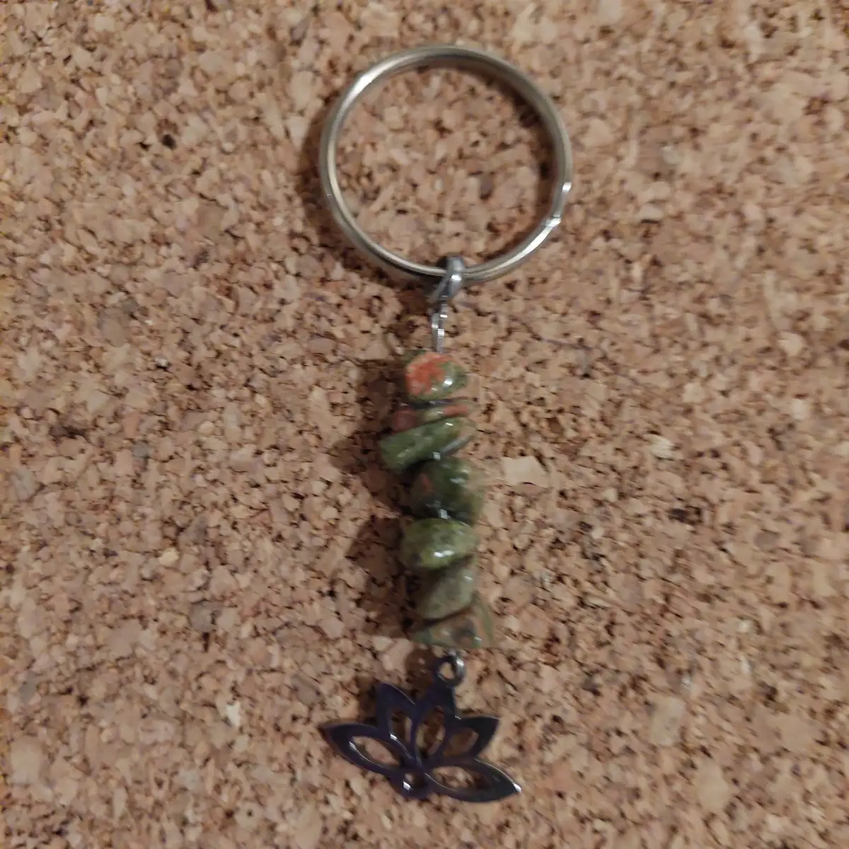 porte clé Unakite