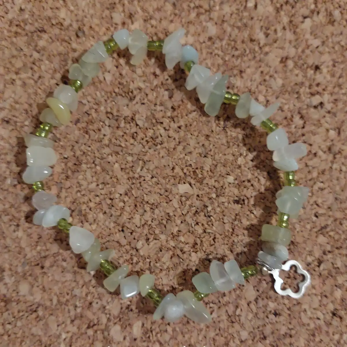 Cheville bracelet Prehnite