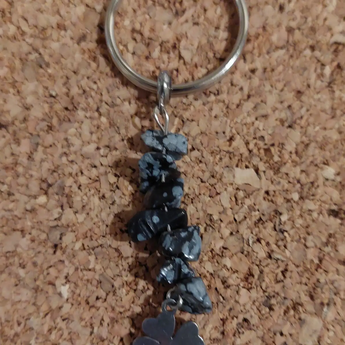 porte clé flocon de neige