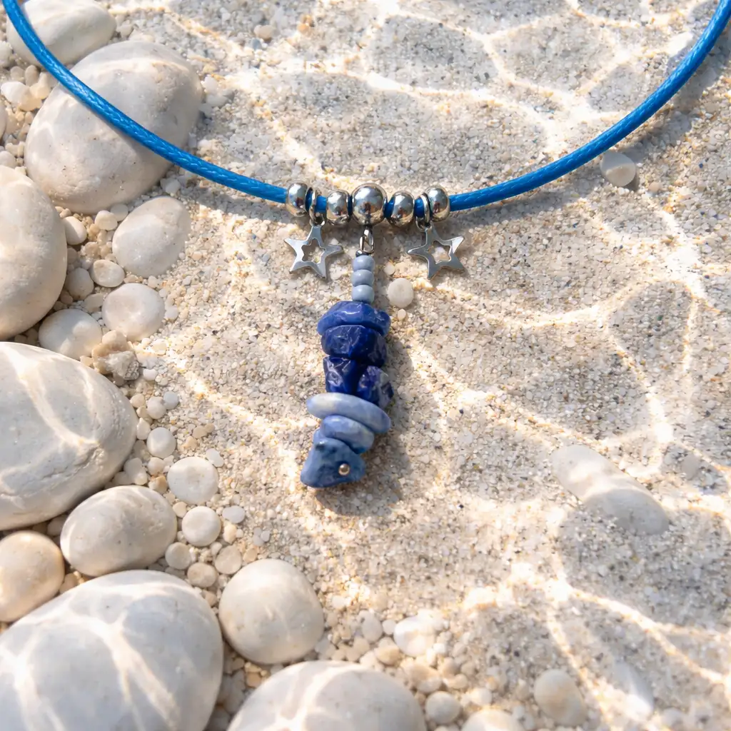 collier cordon pierre soladite