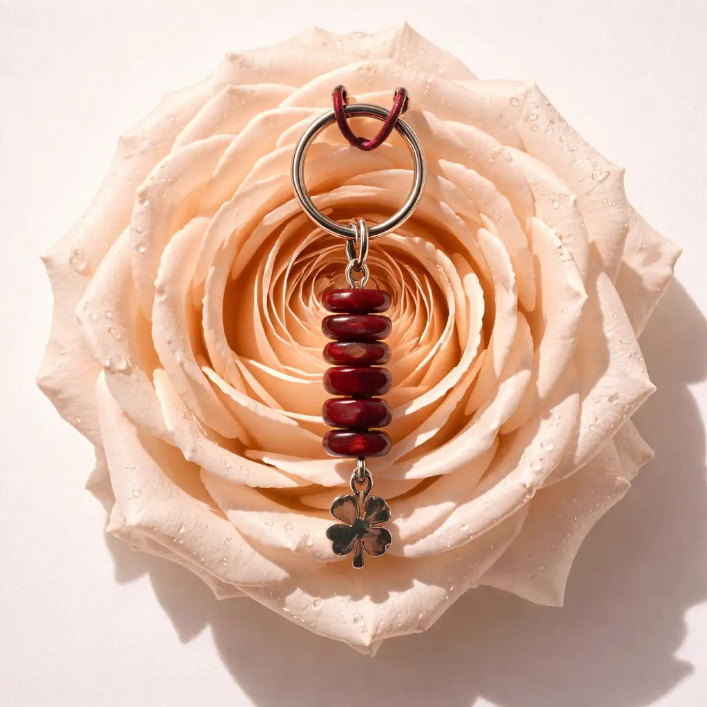 porte clé Jaspe rouge