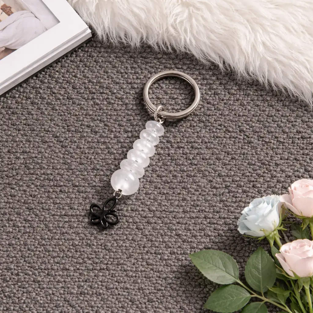 porte clef cristal de roche
