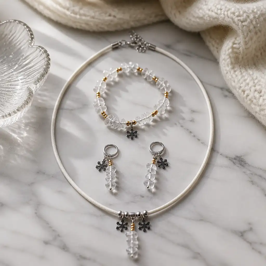ENSEMBLE CRISTAL DE ROCHE