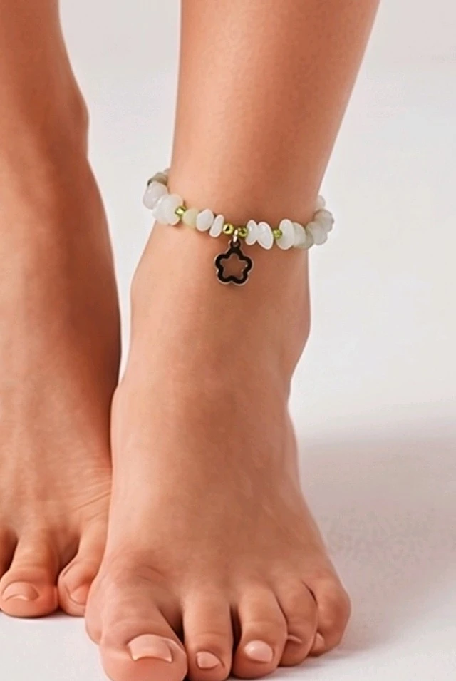 Cheville bracelet Prehnite