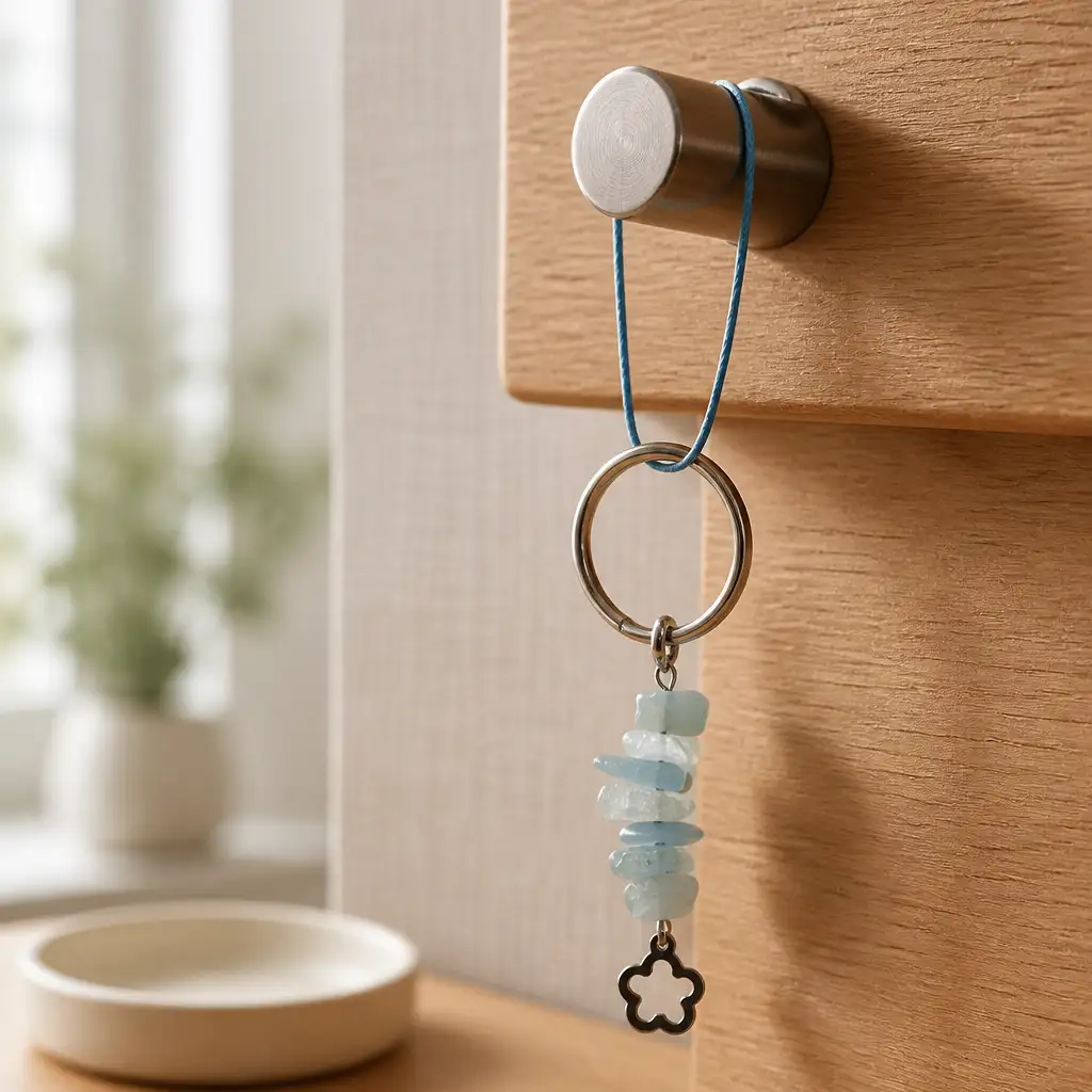 porte clé aqua marine