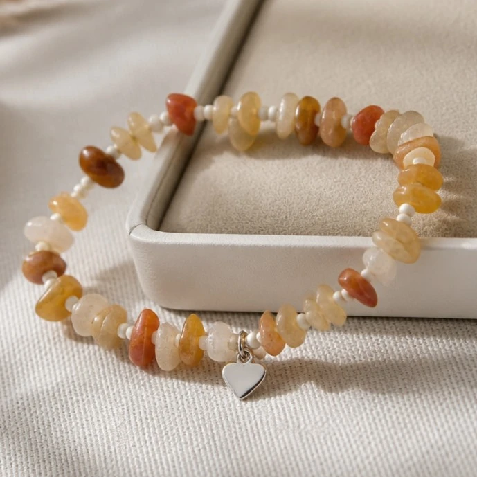 cheville bracelet topaze