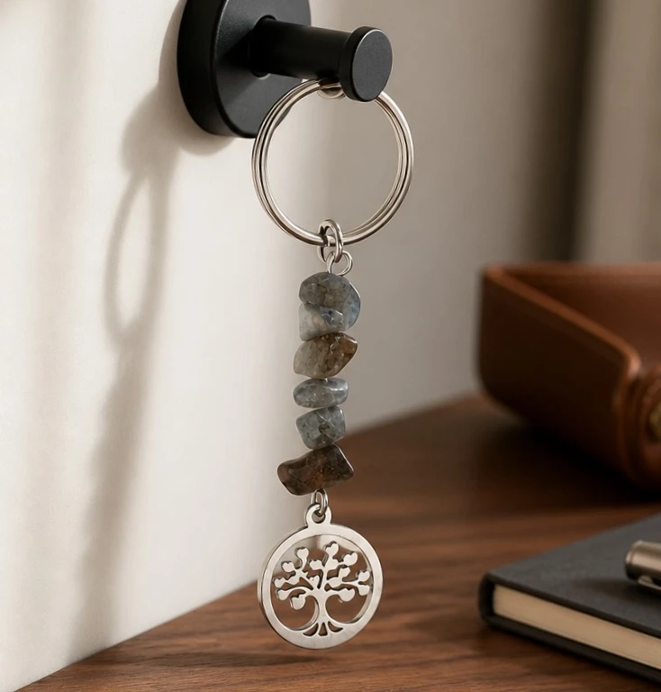 porte clé labradorite