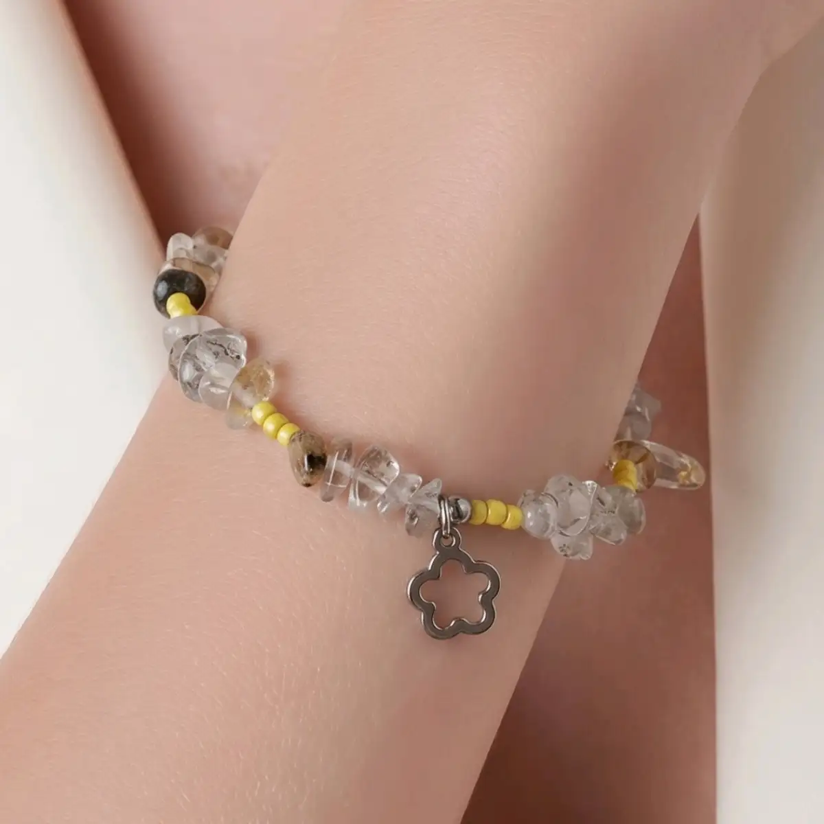 bracelet quartz rutile