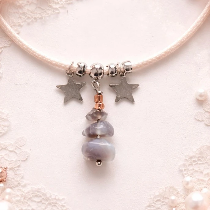 collier cordon Agathe Botswana