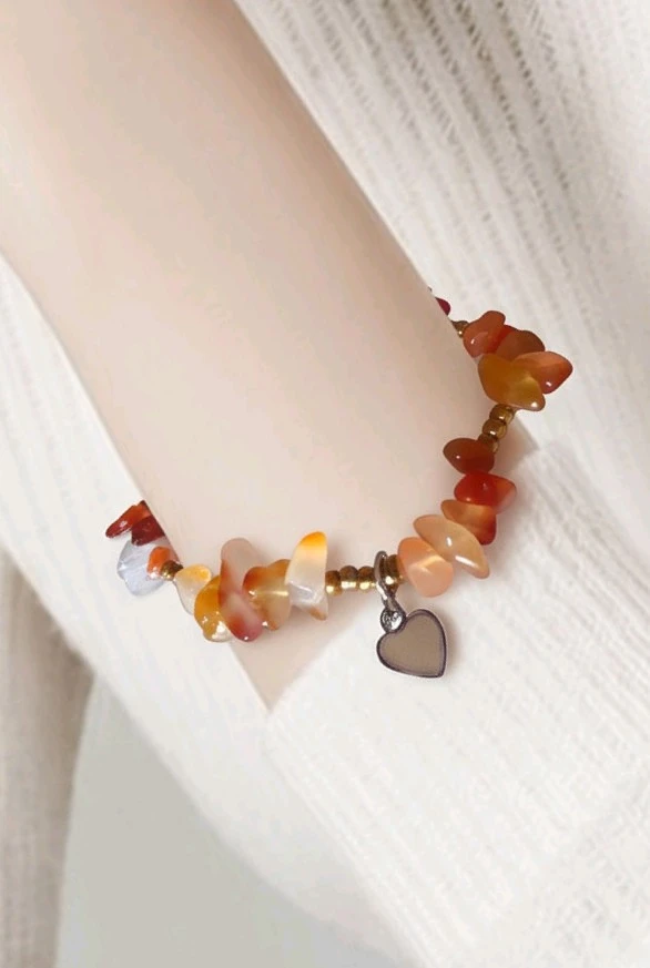 bracelet cornaline