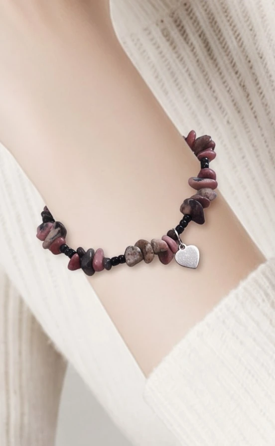 bracelet rhodonite