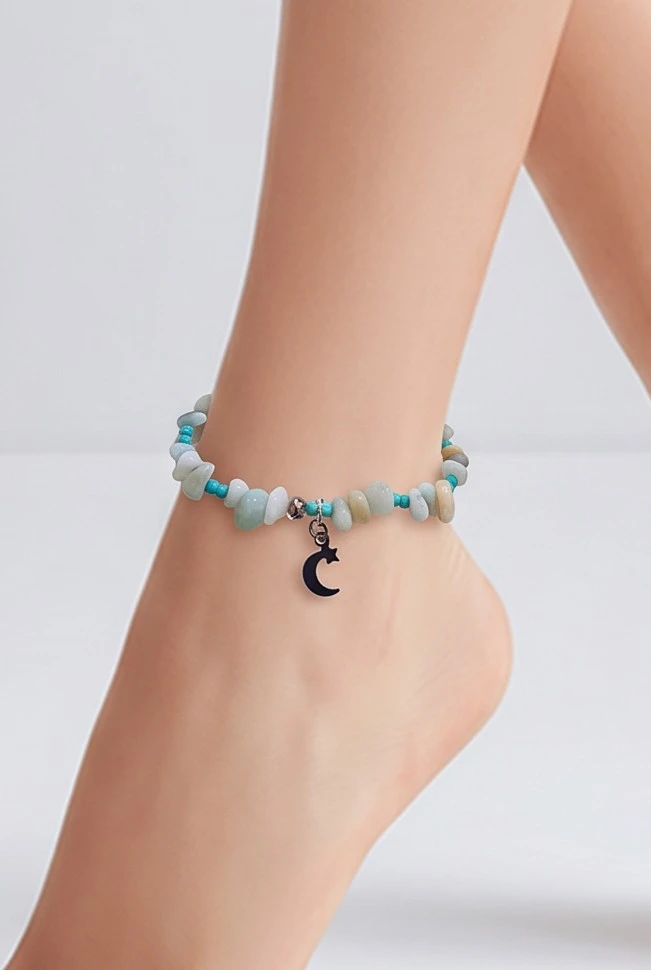 cheville bracelet amazonite